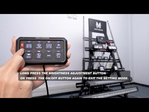 Panel Botonera de Accesorios MicTuning 8 canales
