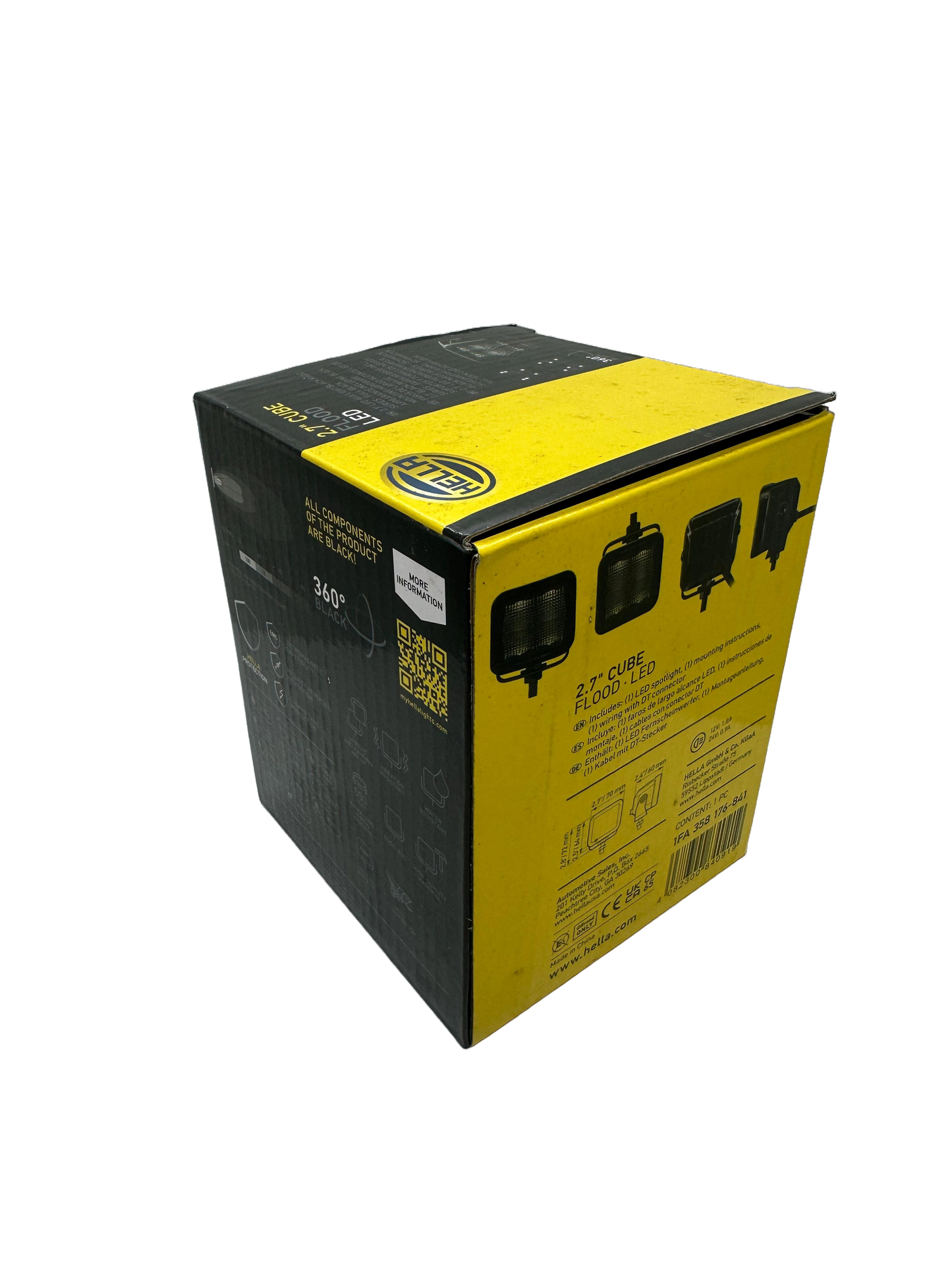 Foco Auxiliar HELLA BLACK MAGIC 2.7¨ FLOOD