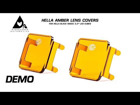 Tapa Mica protectora Ambar Hella Cubo 3.2" Spot - Flood