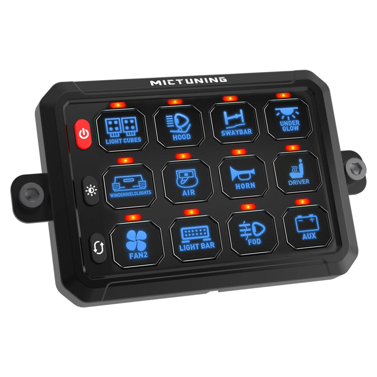 Panel Botonera de Accesorios MicTuning 12 canales