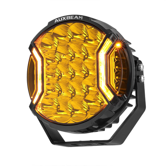 AUXBEAM 9"inch 300W V-Ultra Series Ambar