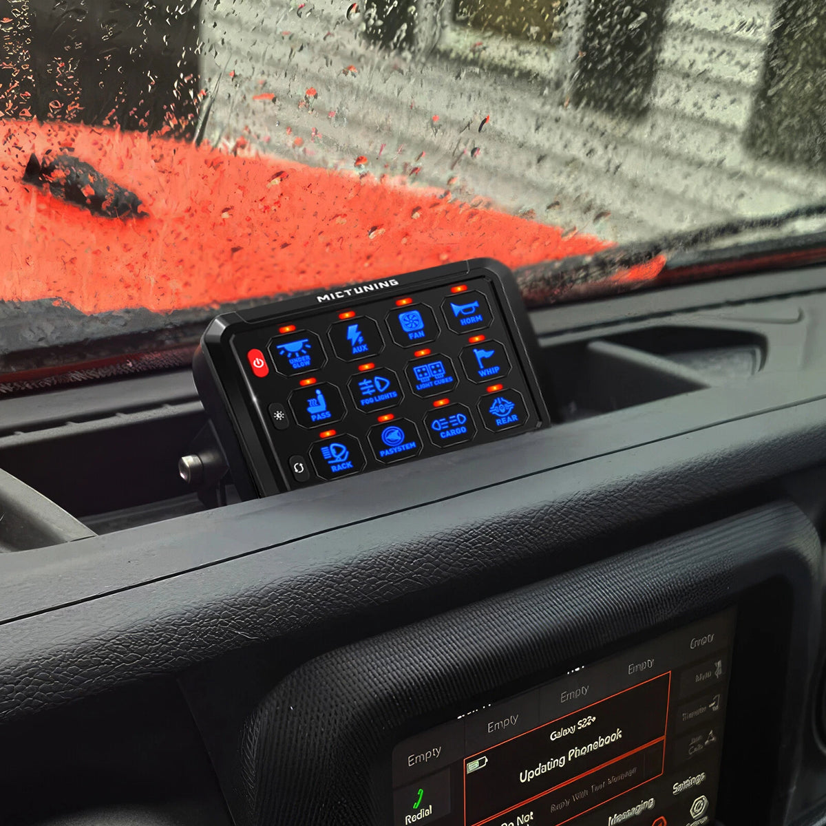 Panel Botonera de Accesorios MicTuning 12 canales