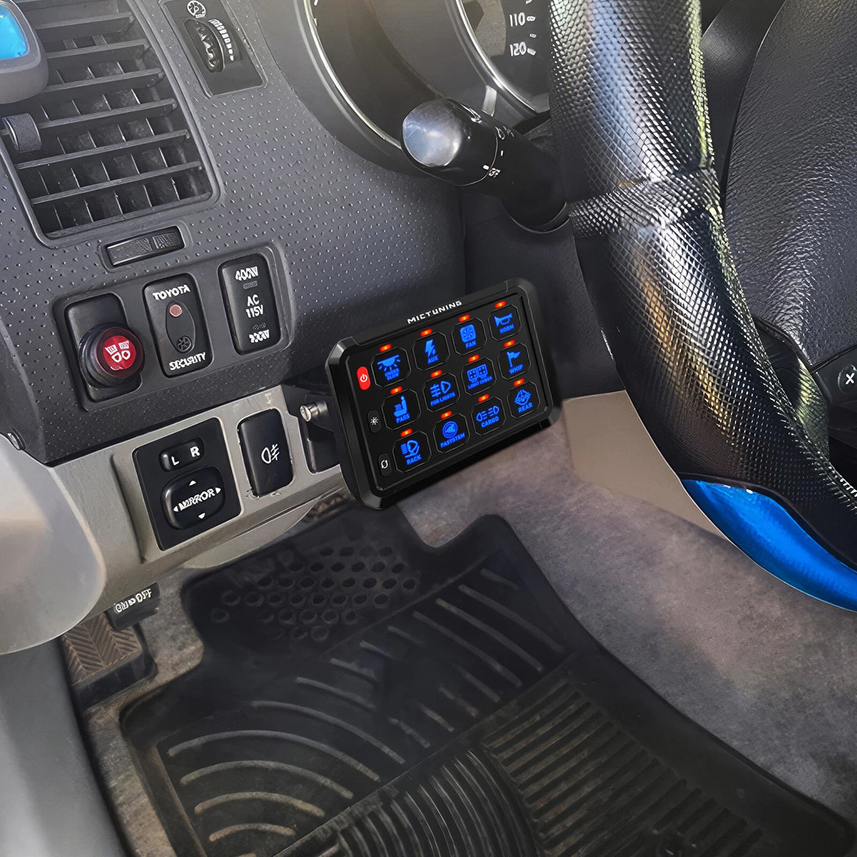 Panel Botonera de Accesorios MicTuning 12 canales